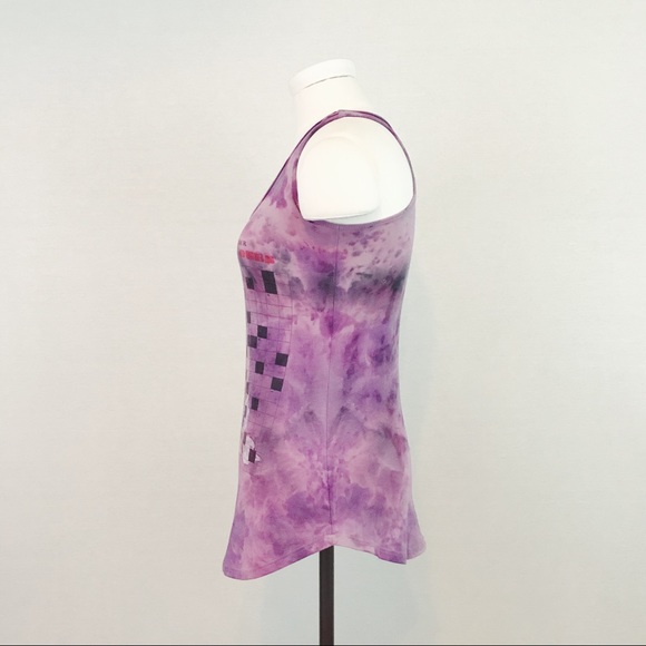 Y2K Hand-Dyed Graphic Tank Top | Size XS - Picture 4 of 9
